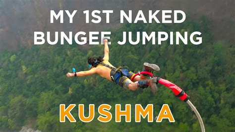 naked bungee|RAW: Naked bungee jump 